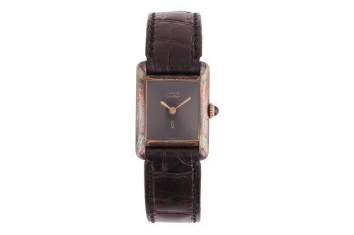 Lot 284 - Cartier – A Must de Cartier Gold-Plated...