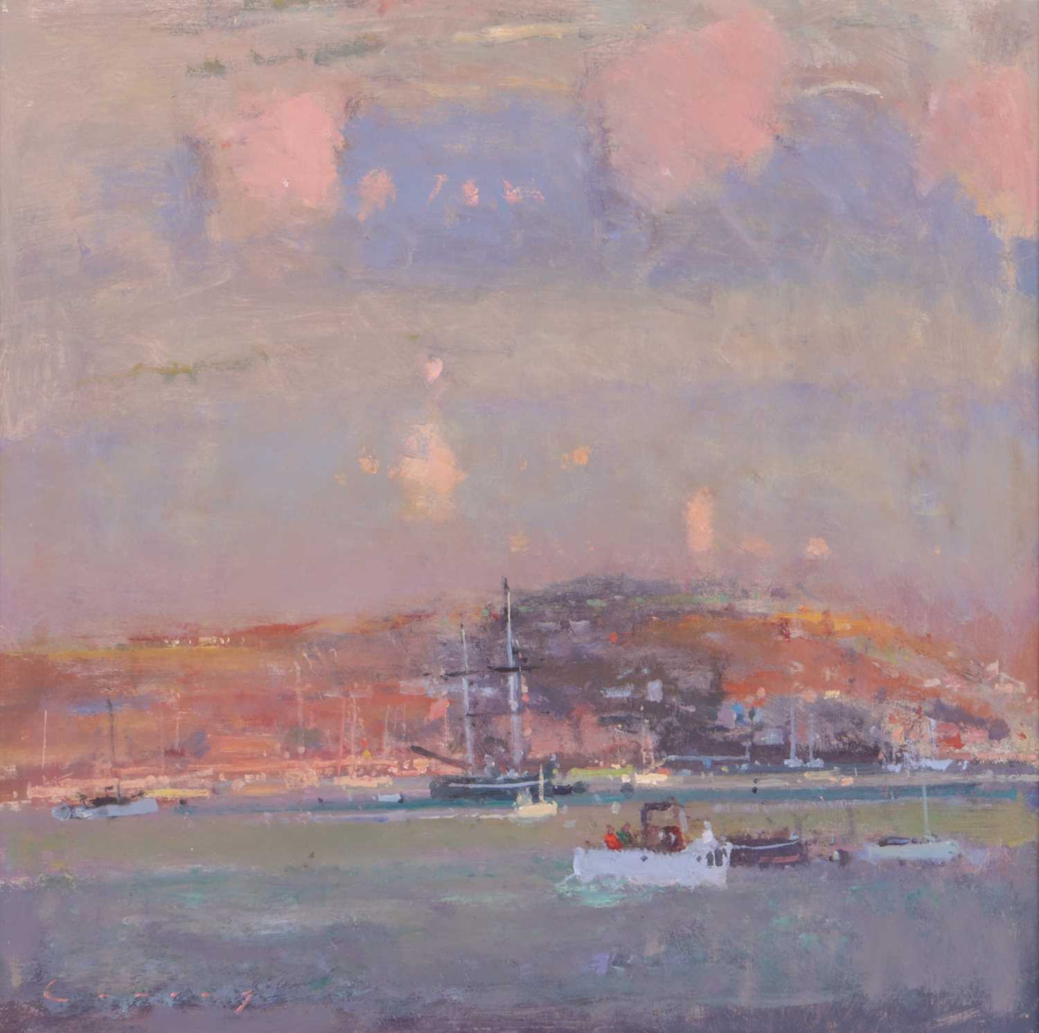 Lot 16 - Fred Cuming (British 1930-2022) Fowey Harbour,...