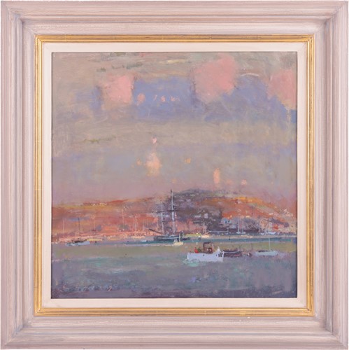 Lot 16 - Fred Cuming (British 1930-2022) Fowey Harbour,...