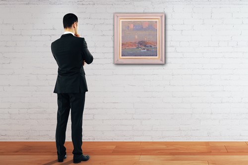 Lot 16 - Fred Cuming (British 1930-2022) Fowey Harbour,...