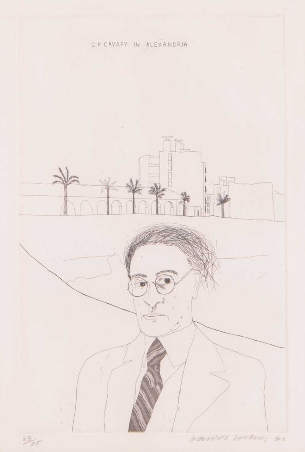 Lot 38 - David Hockney (b.1937) Portrait of Cavafy in...
