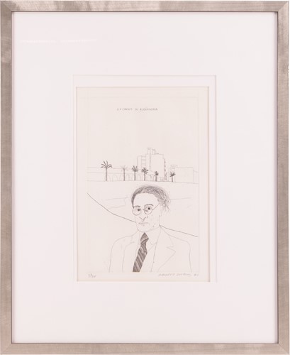 Lot 38 - David Hockney (b.1937) Portrait of Cavafy in...