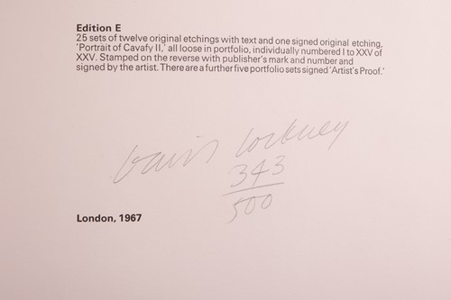 Lot 39 - David Hockney (British b. 1937) Illustrations...