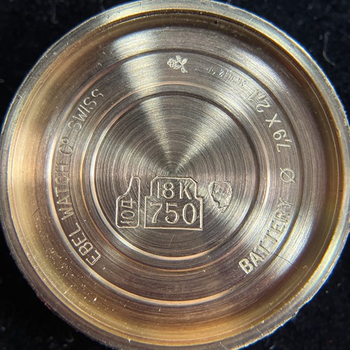 Lot Ebel – An ‘18K' Gem-Set Beluga Dress Watch...