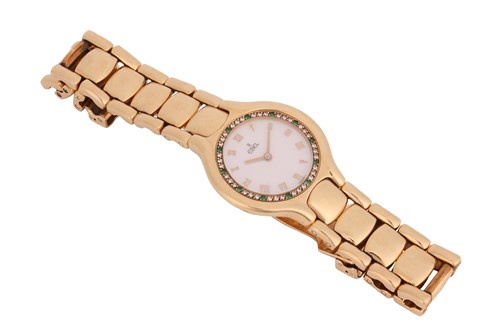 Lot Ebel – An ‘18K' Gem-Set Beluga Dress Watch...