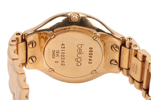 Lot Ebel – An ‘18K' Gem-Set Beluga Dress Watch...