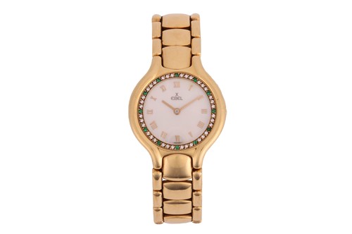 Lot Ebel – An ‘18K' Gem-Set Beluga Dress Watch...