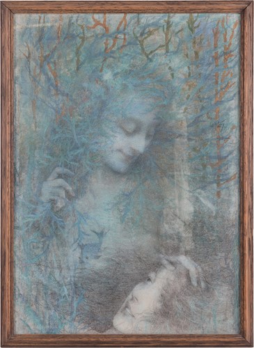 Lot Lucien Lévy-Dhurmer (French 1865-1953) Naiads...