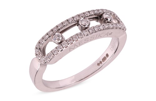 Lot 255 - Messika - a diamond-set ‘Baby Move’ ring in...