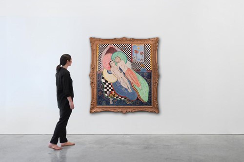 Lot 70 - Dora Holzhandler (British 1928-2015) Lovers at...