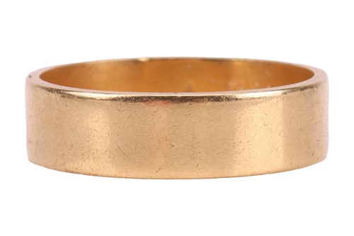 Lot 203 - A band ring, measuring 5.4mm in diameter,...