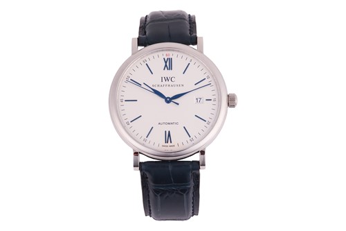 Lot IWC Schaffhausen – A Portofino Wristwatch...
