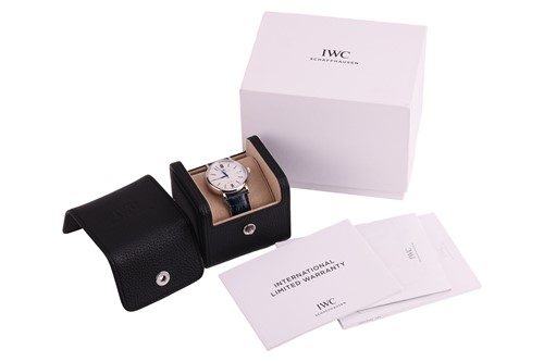 Lot IWC Schaffhausen – A Portofino Wristwatch...