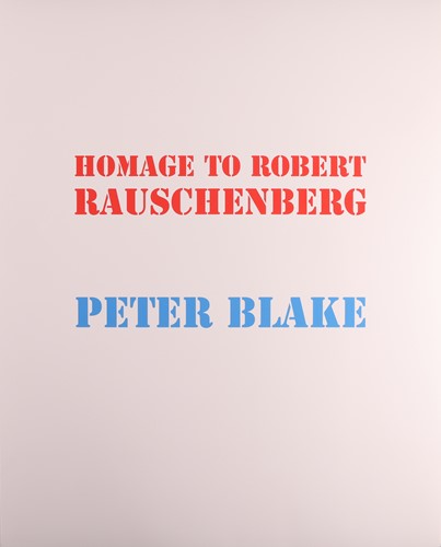 Lot 46 - Sir Peter Blake (British b.1932) Homage to...