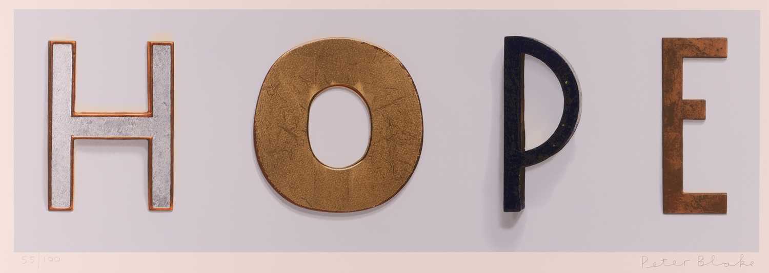 Lot 35 - Sir Peter Blake (British b.1932) Hope signed...