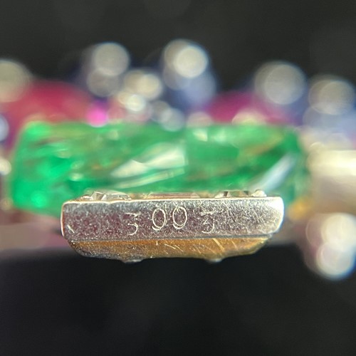 Lot 78 - Cartier - an Art Deco multi-gem ‘Tutti Frutti’...