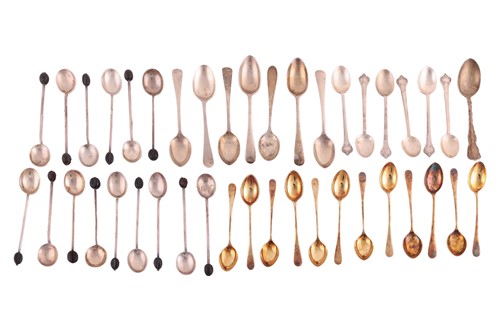 Lot 163 - A set of twelve Swedish silver gilt demi-tasse...