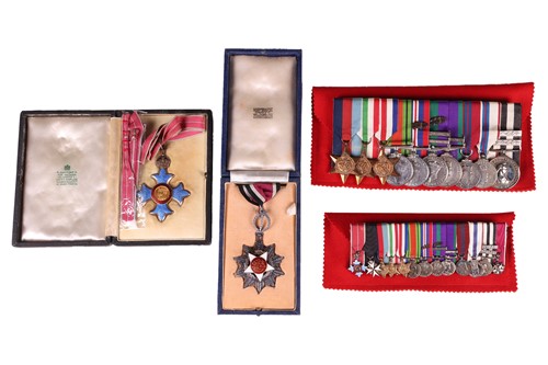 Lot A WWII medal group awarded to Major-General...