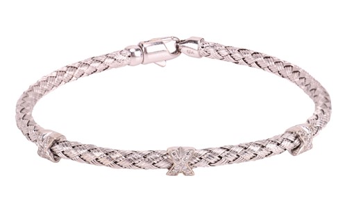 Lot 156 - A diamond-set bracelet, by Atilla Karat,...