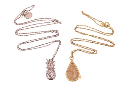 Lot 97 - A pendant necklace by Alex Monroe and a...