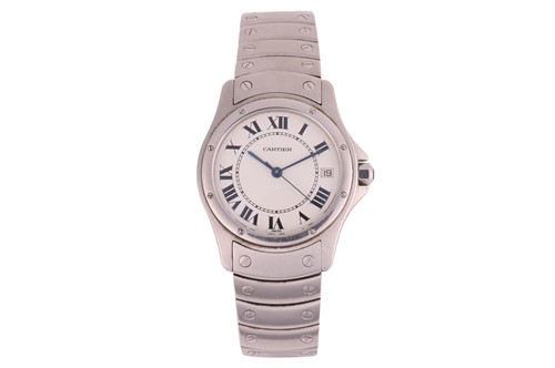 Lot 279 - Cartier – A Santos Ronde Wristwatch Reference:...