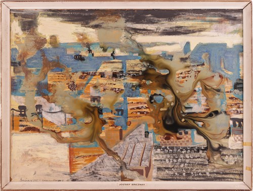 Lot 172 - Jozsef Breznay (Hungarian 1916-2012) Füst...
