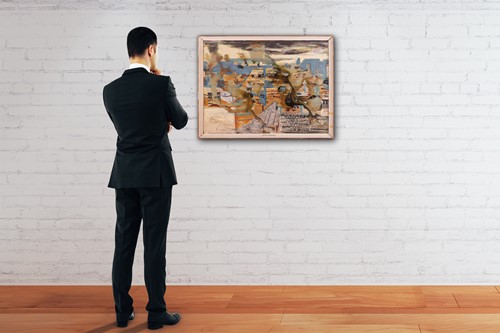 Lot 172 - Jozsef Breznay (Hungarian 1916-2012) Füst...