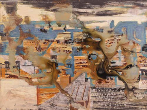 Lot 172 - Jozsef Breznay (Hungarian 1916-2012) Füst...