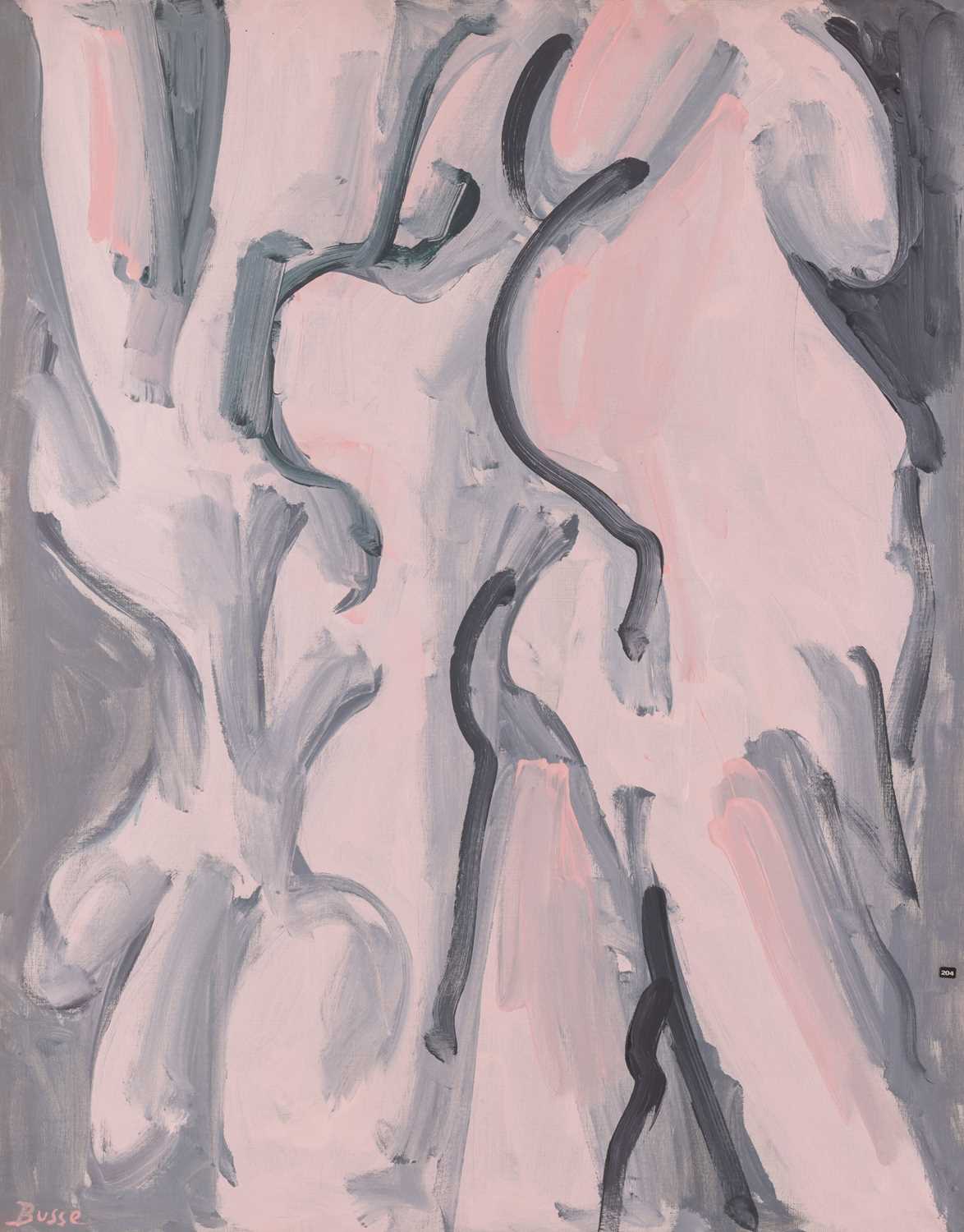 Lot 153 - Jacques Busse (French 1922-2004) Les Statues...