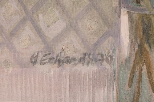 Lot 156 - Hans Erhardt (Swiss 1907-1989) Roses signed...