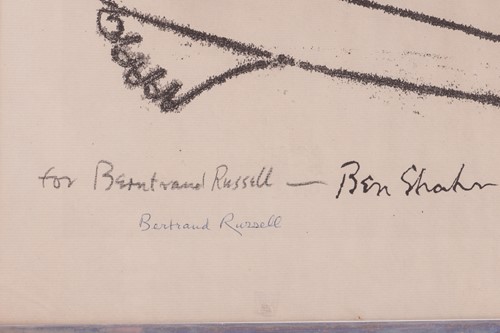 Lot 148 - Ben Shahn (American 1898-1969) Ghandhi (1965)...