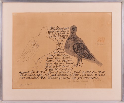 Lot 147 - Ben Shahn (American 1898-1969) Two Doves from...