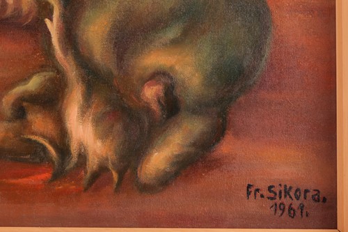 Lot 146 - Franz Sikora (Polish 1895-1980) Surrealist...