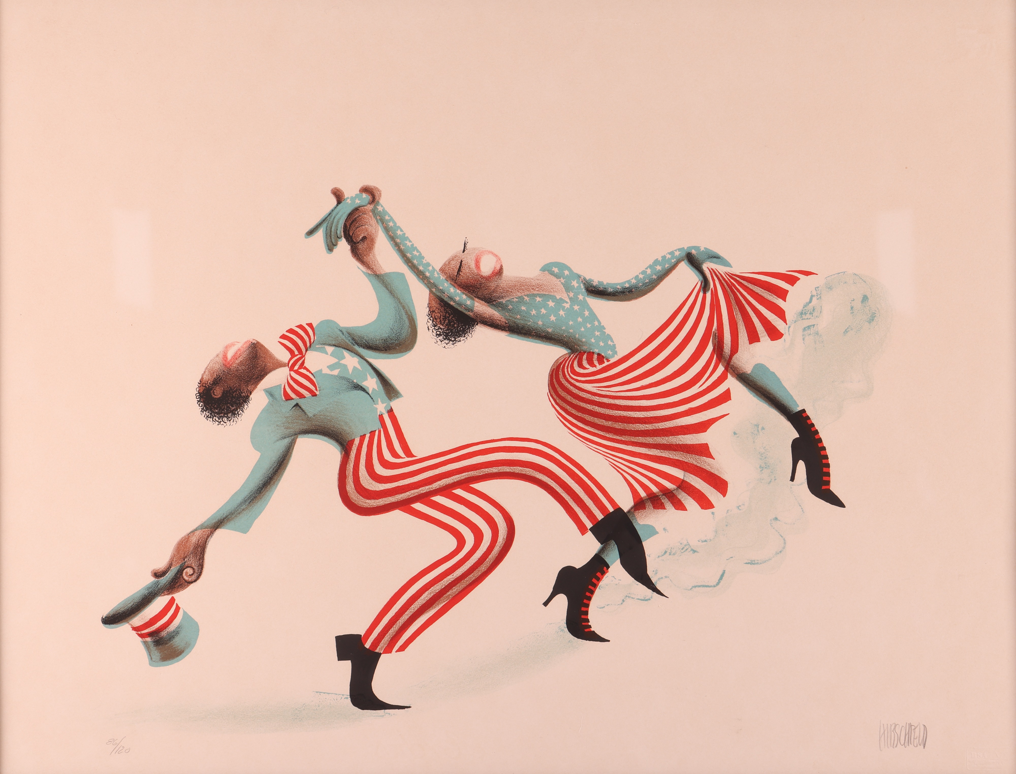 Lot 72 - Al Hirschfeld (American 1903-2003) Cakewalk
