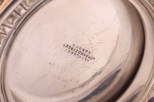 Lot A silver punch bowl, by Searle & Co (Walter...