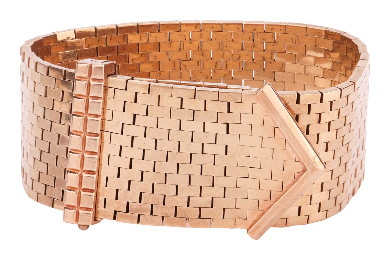 Lot A jarretière slide bracelet, comprising a...