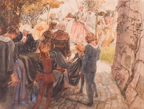 Lot 79 - Eustace Nash (British, 1886 - 1969) A Medieval...