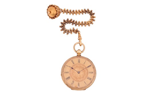 Lot 295 - An ‘18K’ Open Face Pocket Watch Serial: 10019...