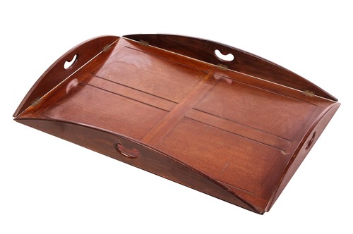 Lot 85 - A very large mahogany Butler's tray (no stand),...