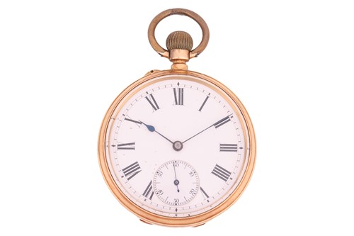 Lot An ‘18K’ Open Face Pocket Watch Reference:...