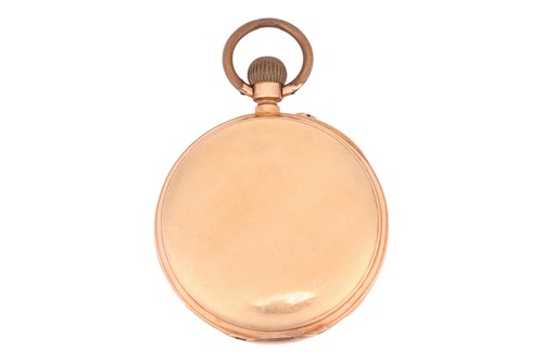 Lot An ‘18K’ Open Face Pocket Watch Reference:...