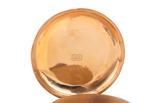 Lot An ‘18K’ Open Face Pocket Watch Reference:...
