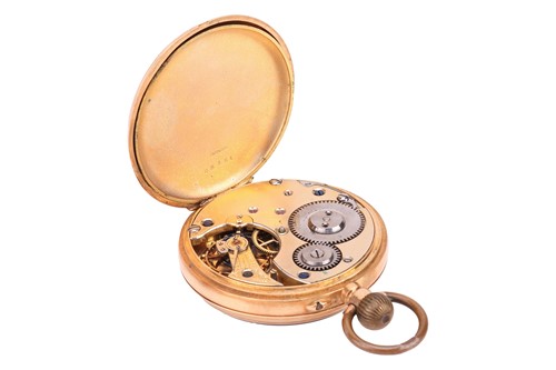 Lot An ‘18K’ Open Face Pocket Watch Reference:...