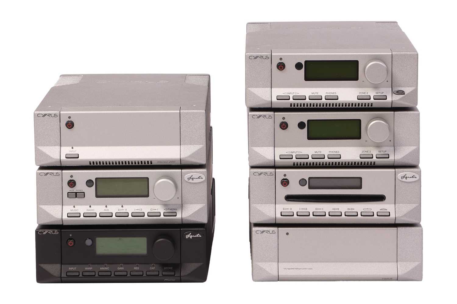 Lot 238 - A collection of boxed Cyrus Hi-Fi equipment,