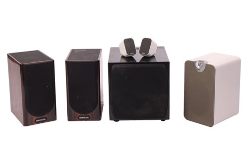 Lot 232 - A pair of Monitor Audio Hi-Fi speakers, in...
