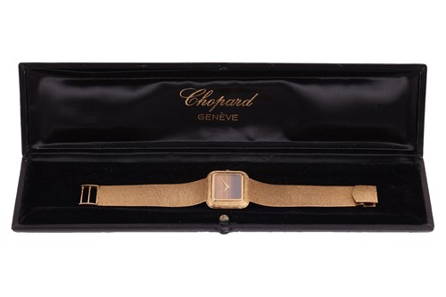Lot Chopard – A Tiger’s Eye Dress Watch Bezel:...