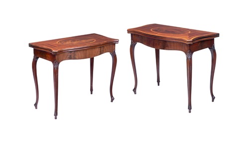 Lot A good pair of George III mahogany Hepplewhite...