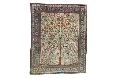 Lot 117 - An Isphahan Tree of Life carpet, early 20th...