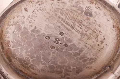 Lot A Victorian silver presentation teapot and...