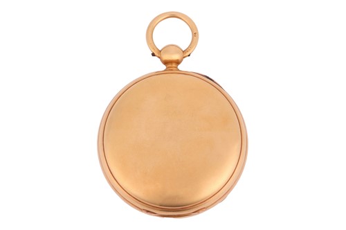 Lot Grimalde & Johnson – An 18ct Gold Open Face...